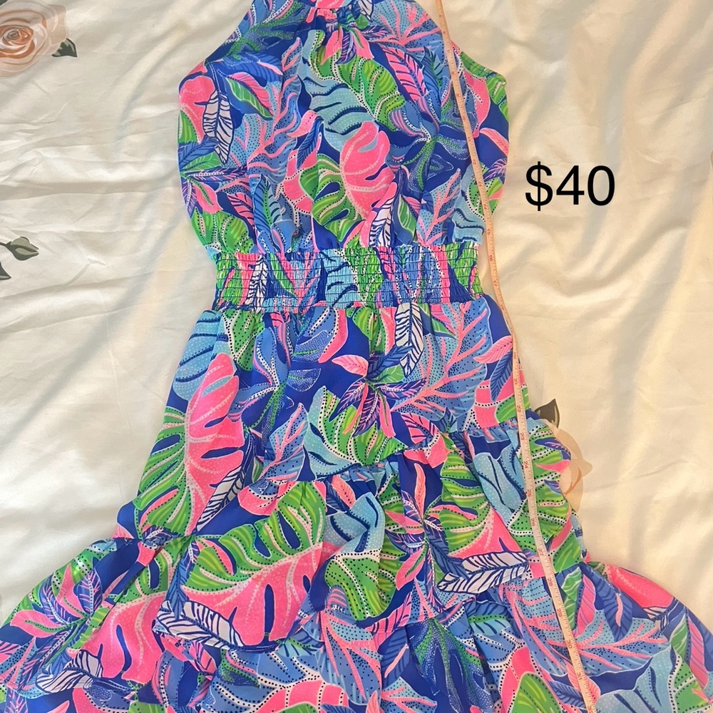 LP Vibrant Tropical Dress nwot